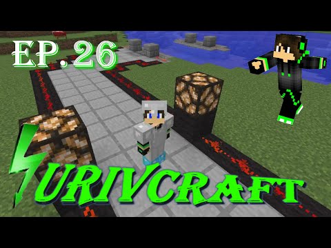 Surivcraft Ep.26 - Cos'è il BUD? Ponte levatoio e strada di redstone
