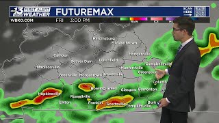 Tracking rain and storms on Friday