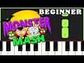 Monster Mash Bobby Boris Pickett BEGINNER PIANO TUTORIAL