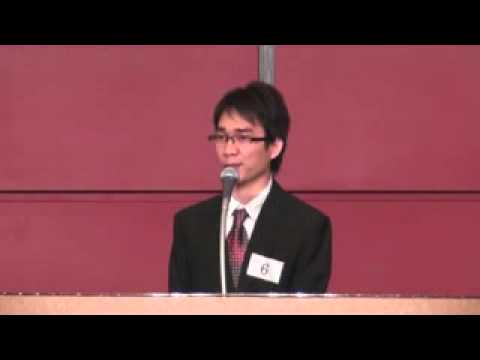 留学生日本語スピーチコンテストin愛媛2012　（NGUYEN VAN TIEN・日本高齢社会の裏）