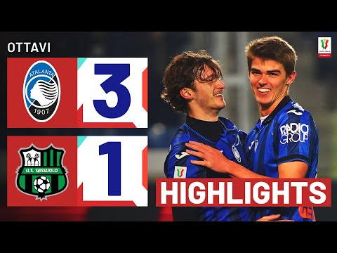 ATALANTA-SASSUOLO 3-1 | HIGHLIGHTS | OTTAVI DI FINALE | Serie A TIM 2023/24