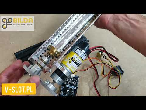 How it works Linear actuator goBILDA - V-Slot Poland