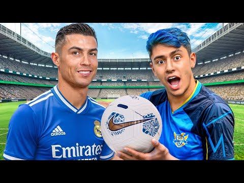 COMPREI A BOLA E A CHUTEIRA DO CRISTIANO RONALDO, E REFIZ OS MELHORES GOLS DELE! *insano*