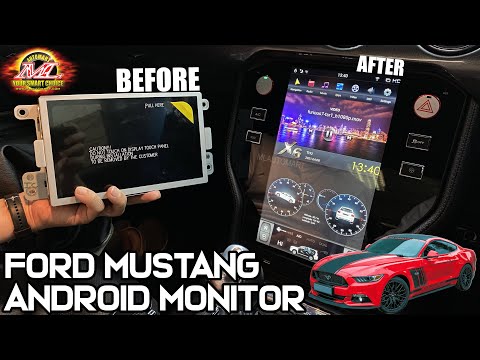 Ford Mustang Vertical Screen Android Monitor! (13 Inches)