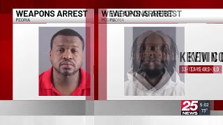 Peoria man arrested, accused of firing gunshots, trying to hide firearm from police