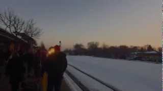 preview picture of video 'Amtrak Pere Marquette train 371 arriving in Holland Mi'