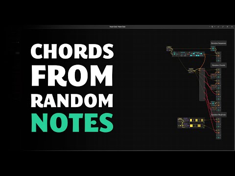 Generative chords with the new Shift Register in Bitwig's Grid