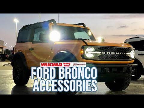 Bronco accessories from Rigid, Yakima, Warn and more! Plus our first update on our Bronco order!