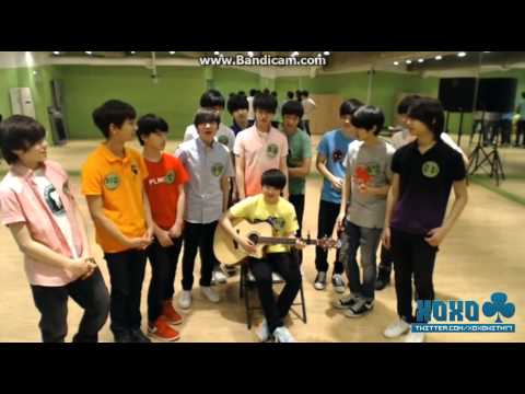 130424 SEVENTEEN singing 17의 로고송 (Opening Song)