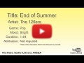 End Of Summer The 126ers Pop Bright YouTube Audio Library BGM