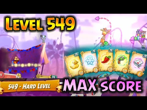 Angry birds 2 ⭐️⭐️⭐️ ❤️ SUBSCRIBE ❤️ level 549 HARD LEVEL