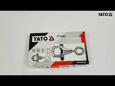 Зажим для листового металла тип С, 142 мм, ширина 16 мм YATO YT-2543 Зажим для листового металла тип С, 142 мм, ширина 16 мм YATO YT-2543