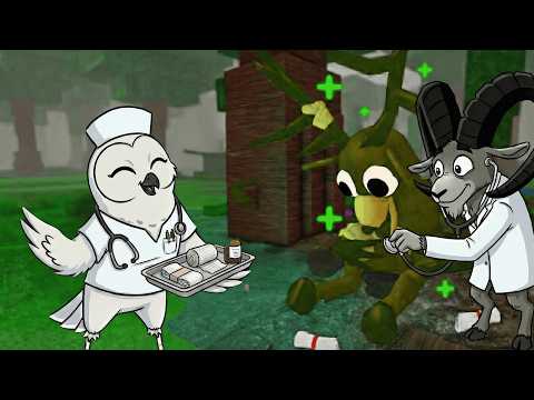 Ram and Owl SAVE the DEER in 99 Nights in the Forest