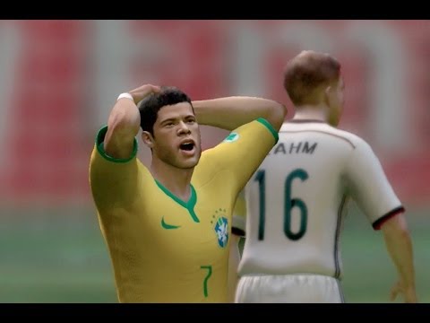 FIFA World Cup 2014: Brazil vs Germany (Semifinals) Simulation (EA FIFA World Cup 2014 Brazil)