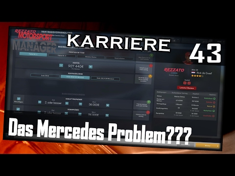 Motorsport Manager #043[GERMAN|60FPS|HD+] Bald das Mercedes Problem wegen De Graaf?