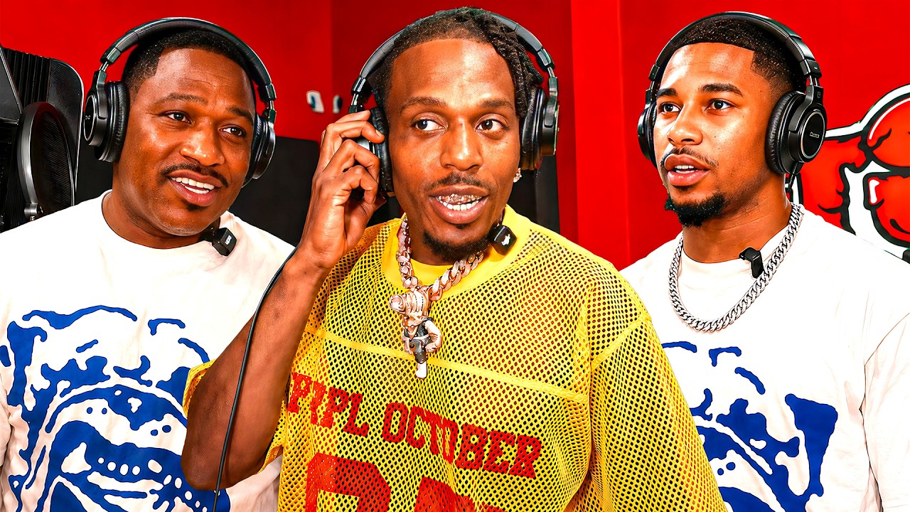 DeenTheGreat & Adrien Broner Get In The Studio With Sauce Walka 🔥😂!
