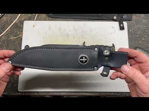 Quick sheath updated on my Ontario SP6 fighting knife
