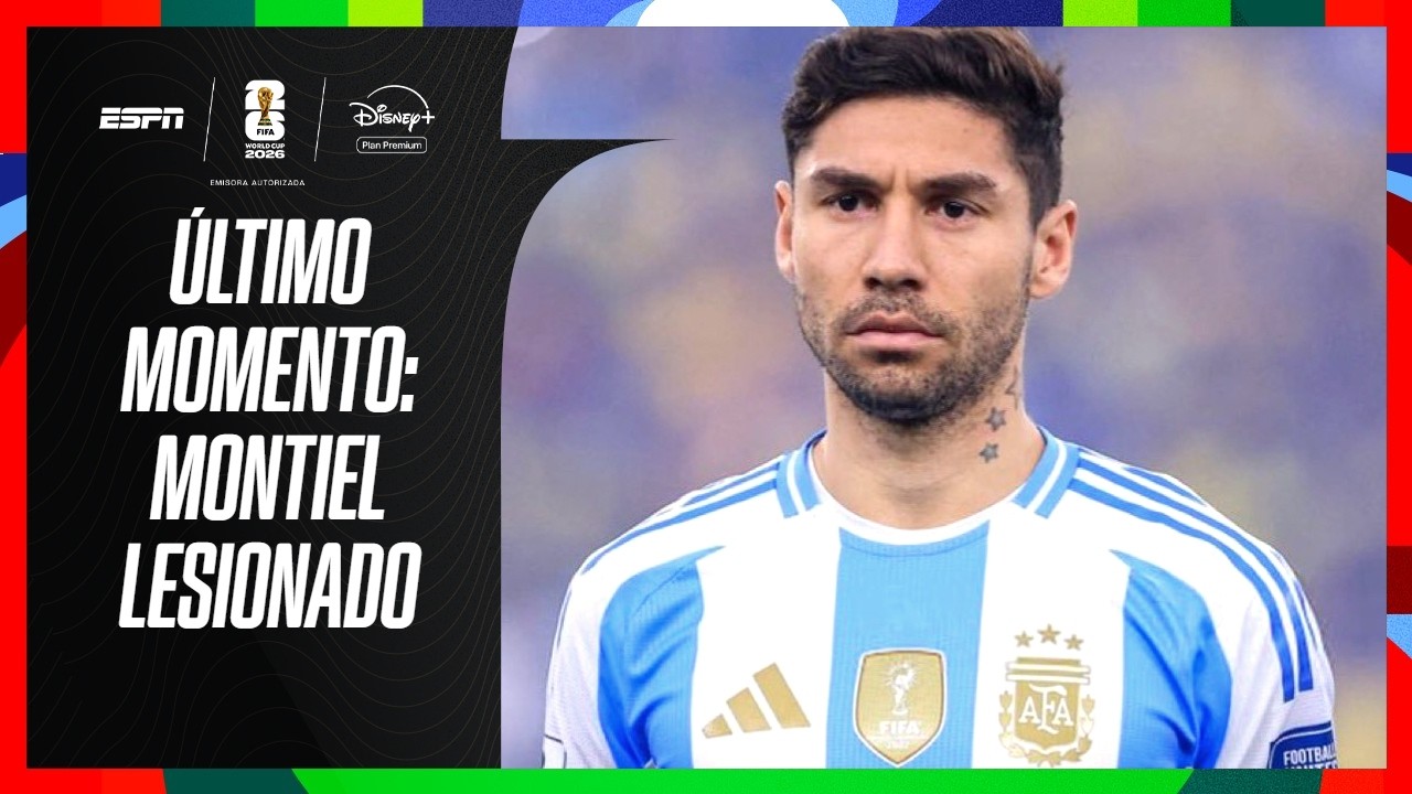 UN NUEVO LESIONADO PARA ARGENTINA: MONTIEL SE LESIONÓ Y NO JUGARÁ ANTE AUSTRIA | #ESPNMundial