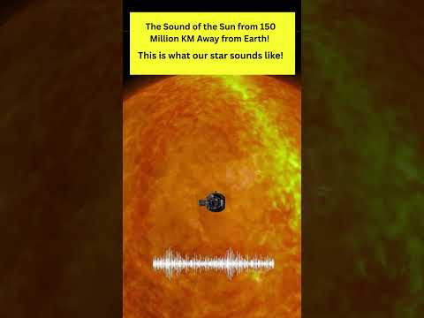 The real sound of sun | Space Sounds #soundofsun #solarparkerprobe