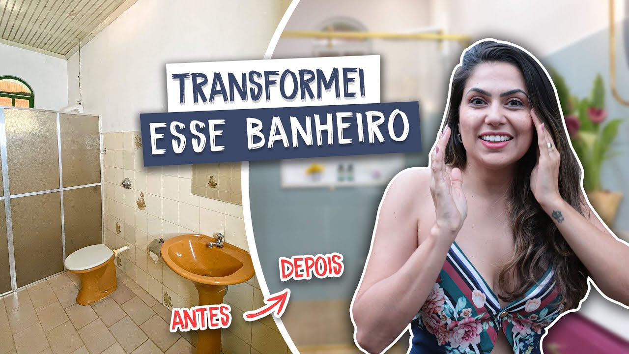 Transformação banheiro da Fazendinha - Larissa Reis Arquitetura