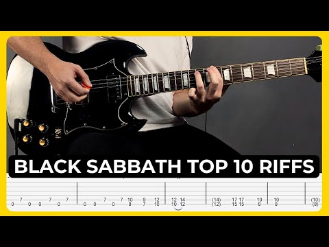 Black Sabbath Top 10 Riffs with Tabs