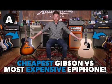 Cheapest Gibson vs Most Expensive Epiphone - Which Acoustic Guitar is the BEST?