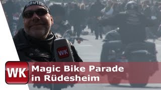 preview picture of video 'Magic Bike Parade in Rüdesheim'