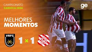 VOLTA REDONDA 1 X 1 BANGU | MELHORES MOMENTOS | SEMIFINAL TAÇA RIO | sportv