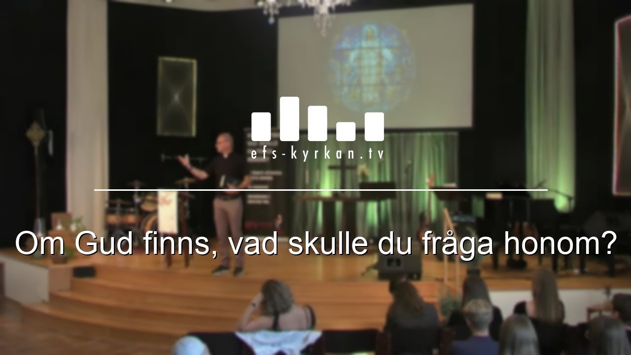 Om Gud finns, vad skulle du fråga honom?