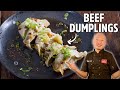 Deliciously Spicy & Juicy Beef Dumplings!