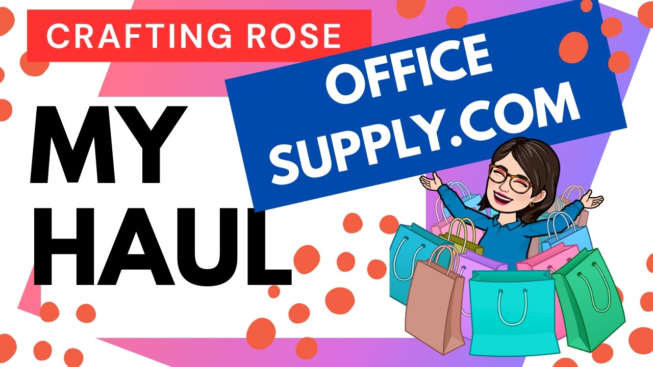 My First Office Supply.Com Haul | Easter, Stamps, Paper and More