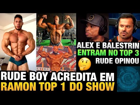 RAMON VENCE ALEX E BALESTRIN NA OPINIÃO DE RUDE BOY - ELE CITOU TOP 6 CLASSIC PHYSIQUE PARA CARIANI