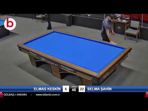 ELMAS KESKİN & SELMA ŞAHİN Bilardo Maçı - 2023 KADINLAR FİNAL ETABI-1.TUR