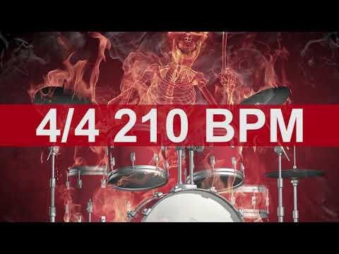 🔴 210 BPM Heavy Drums Metronome