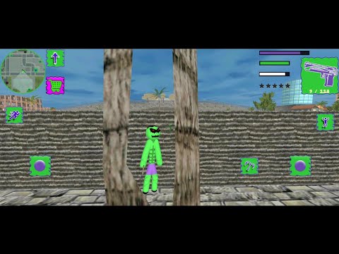 Green Monster Stickman Rope Hero Android Gameplay