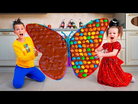 Five Kids Pop It Challenge + more Children's Songs and Videos