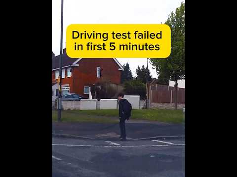 Quick fail in real driving test ( Garretts Green )