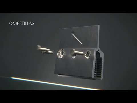 thumbnail video image 2 of Cancel De Baño Elegante Con Cristal Templado De 9mm Alugama Alugama Corredizo Elegante, 2 of 9