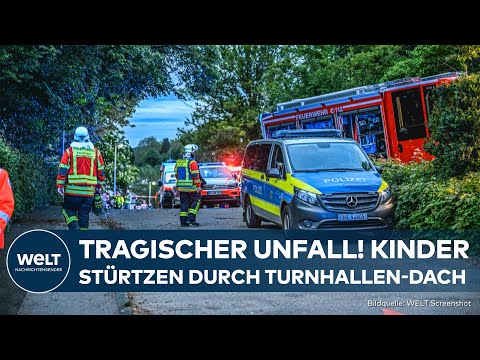 UNFALL IN REMSHALDEN: Kinder bei Sturz durch Sporthallendach schwer verletzt