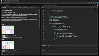 YouTube video '#LeetCode 773 | Sliding Puzzle #Java'