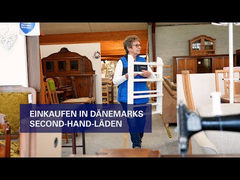 Shopping in Denmark: Treasure hunt in the second-hand shop in Padborg