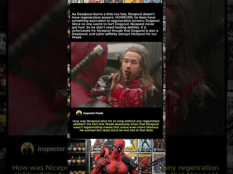 Deadpool Intentionally unalived Nicepool! #shorts #marvel