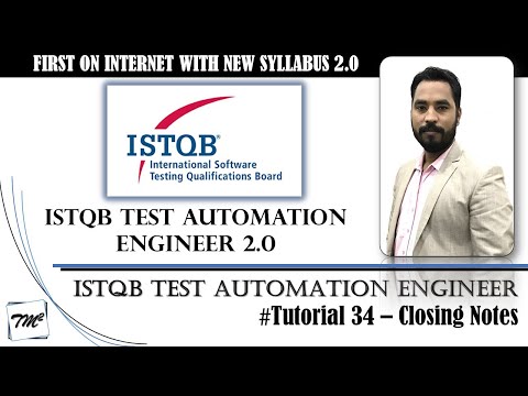 ISTQB Test Automation Engineer v2 0 Tutorial 34 Closing Notes ISTQB Tutorials TM SQUARE