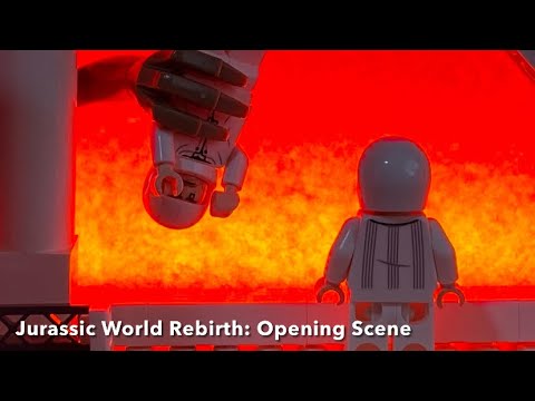 Jurassic World Rebirth: Opening lab scene - Distortus Rex attack STOPMOTION