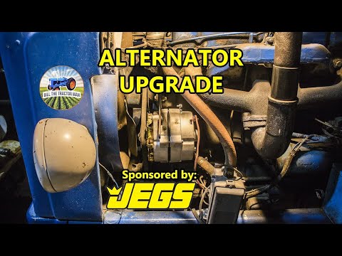 Old tractor 1 wire alternator conversion! Fordson Major