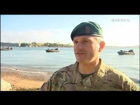 Royal Marines in UK beach 'assault' 04.10.12