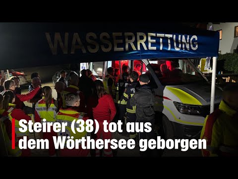 In der Nacht gefunden: Steirer (38) tot aus dem Wörthersee geborgen | krone.tv NEWS