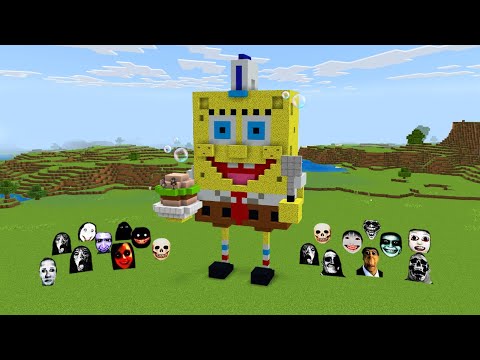 Insane Minecraft SpongeBob House with 100 Nextbots!