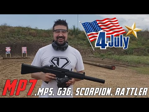 AJ Celebrates July 4th, 2019! [MP7, MP5K, G36C, Scorpion, Rattler!]