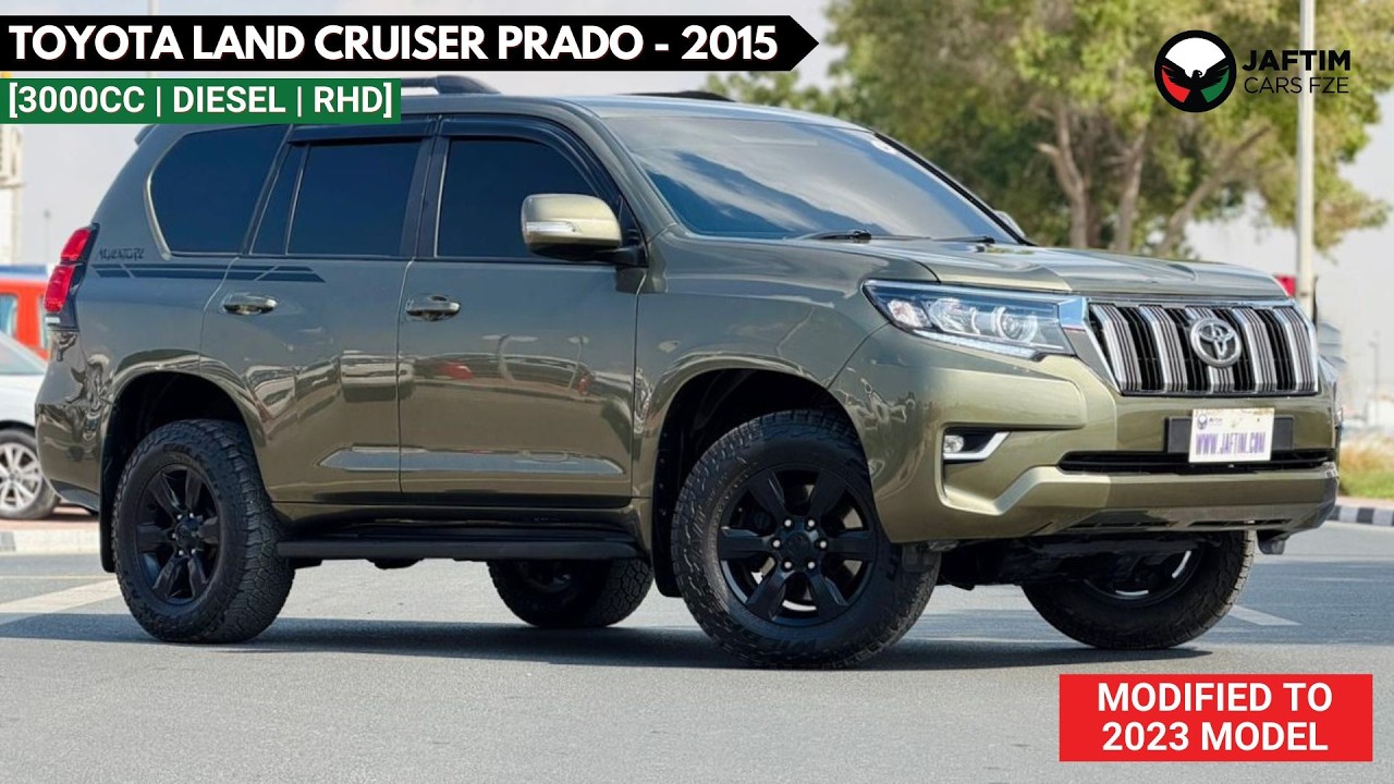 Toyota Prado 2015 | MODIFIED TO 2023 MODEL | RHD | 4WD | AUTOMATIC TRANSMISSION | 3.0 DIESEL ENGINE | PUSH START video